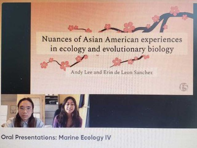 Erin de Leon Sanchez wins best talk in Ecology IV Session at POSea